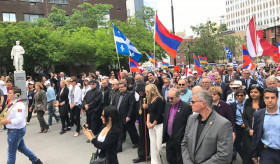 Դեսպան Եգանյանը Մոնրեալում մասնակցեց «Հանուն մարդկության և ցեղասպանությունների կանխարգելմանն ուղղված» քայլերթին