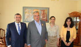 Չեխիայի Հանրապետության խորհրդարանի Պատգամավորների պալատի արտաքին հարաբերությունների կոմիտեի նախագահ Կարել Շվարցենբերգի այցը Չեխիայում ՀՀ դեսպանություն