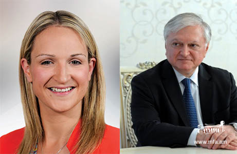 Foreign Minister of Armenia Edward Nalbandian met with the Minister of State for European Affairs of Ireland