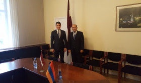 Դեսպան Մկրտչյանի աշխատանքային այցը Լատվիա