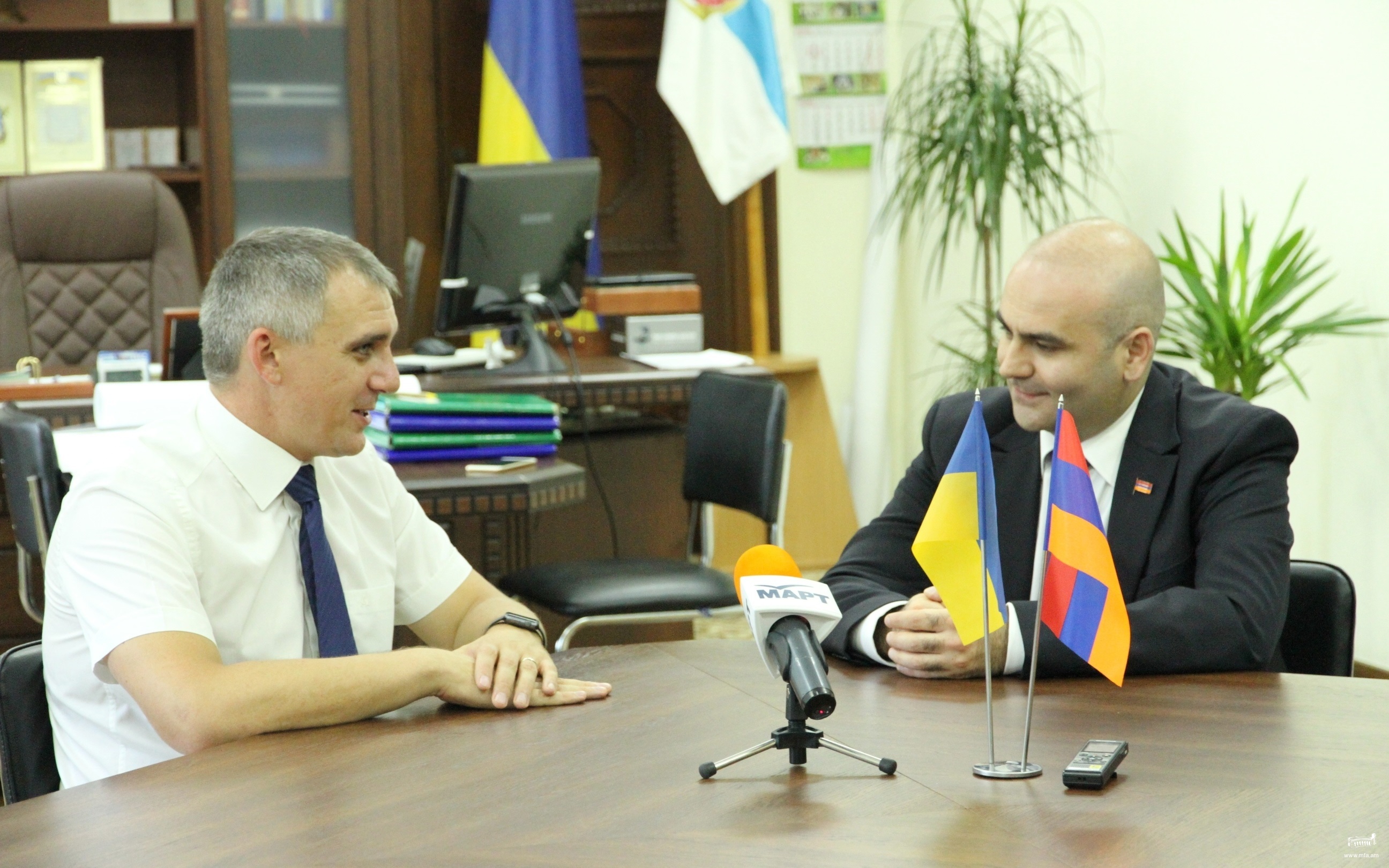 Օդեսայում ՀՀ գլխավորր հյուպատոսի և Նիկոլաևի քաղաքապետի հանդիպումը