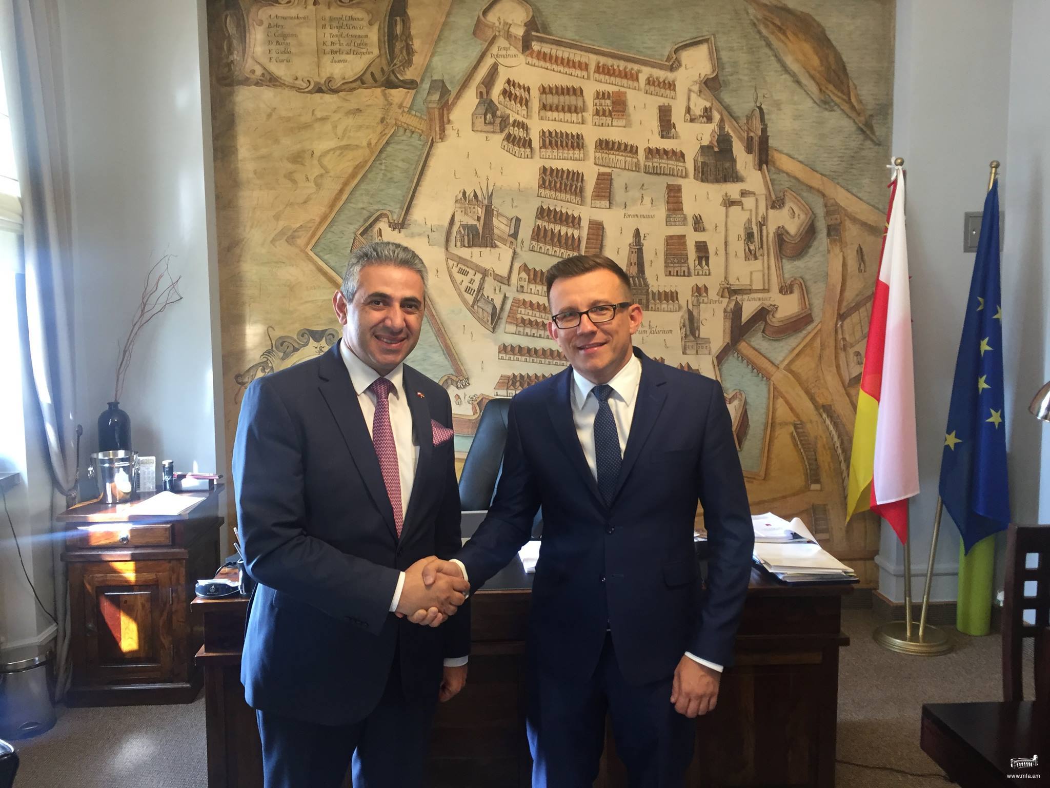 Դեսպան Ղազարյանի աշխատանքային այցը Զամոշչ քաղաք