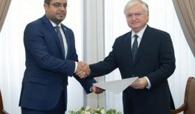 Սիրիայի նորանշանակ դեսպանը հավատարմագրերի պատճենը հանձնեց արտգործնախարարին