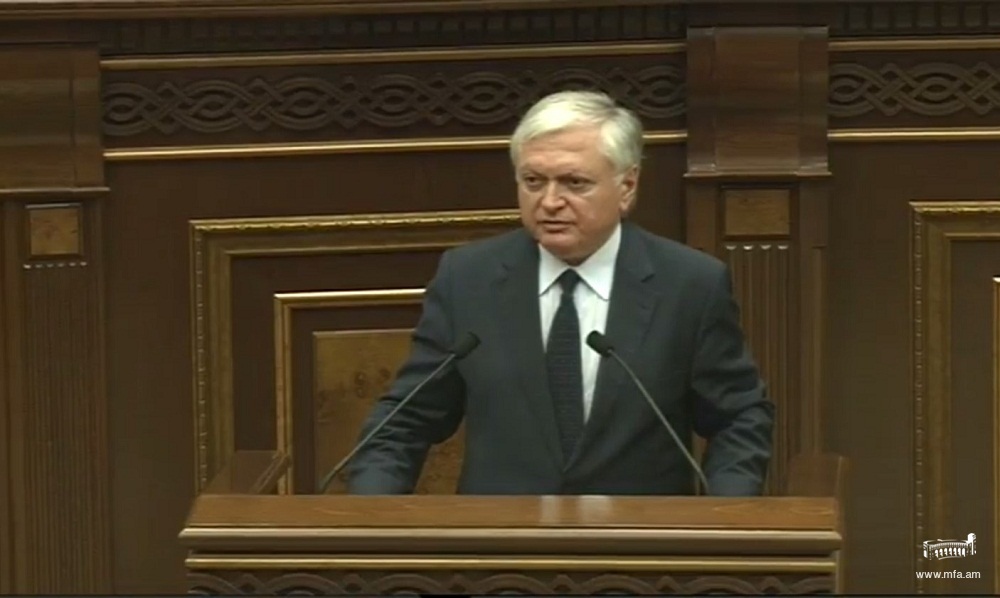 Responses of Edward Nalbandian during the Question and Answer session with the Government at the National Assembly