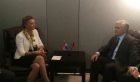 Հայաստանի արտգործնախարարը հանդիպեց Խորվաթիայի արտաքին գործերի նախարարի հետ