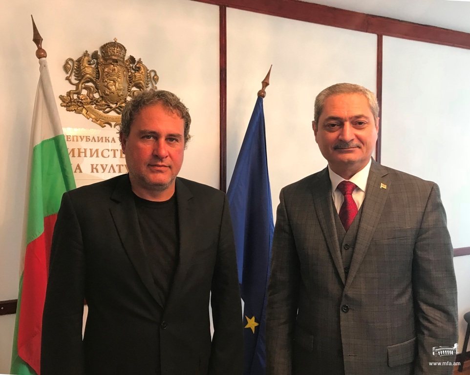 Դեսպան Սարգսյանի և Բուլղարիայի մշակույթի նախարարի հանդիպումը