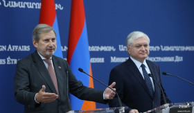 Հայաստանի արտգործնախարար Էդվարդ Նալբանդյանի խոսքը Եվրոպական հանձնաժողովի հարևանության և ընդլայնման հարցերով հանձնակատար Յոհանես Հանի հետ բանակցությունների արդյունքներով
