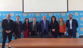 Դեսպան Եսայանի այցը Բելառուսի պետական տնտեսագիտական համալսարան