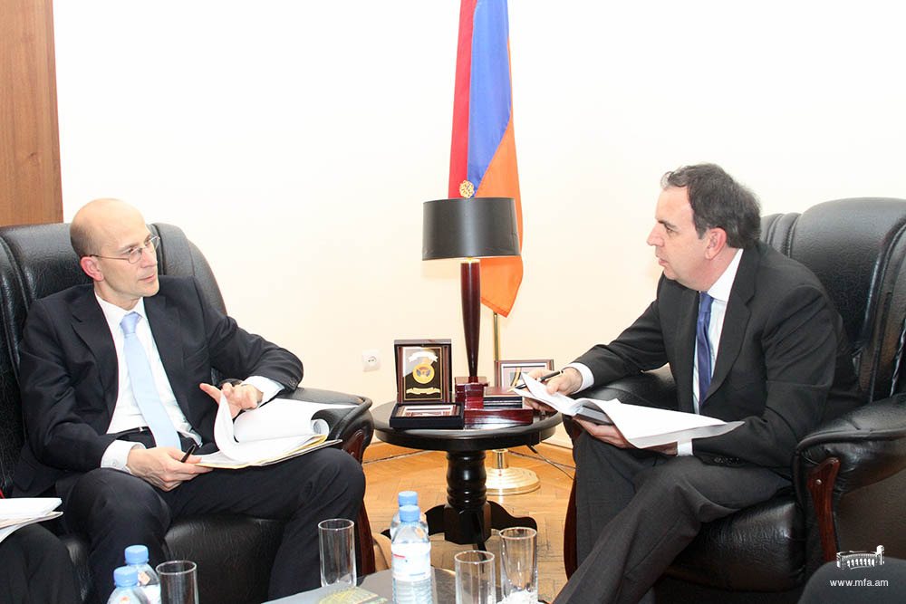 Meeting of Deputy Foreign Minister Garen Nazarian with Delegation of Federal Foreign Office of Germany