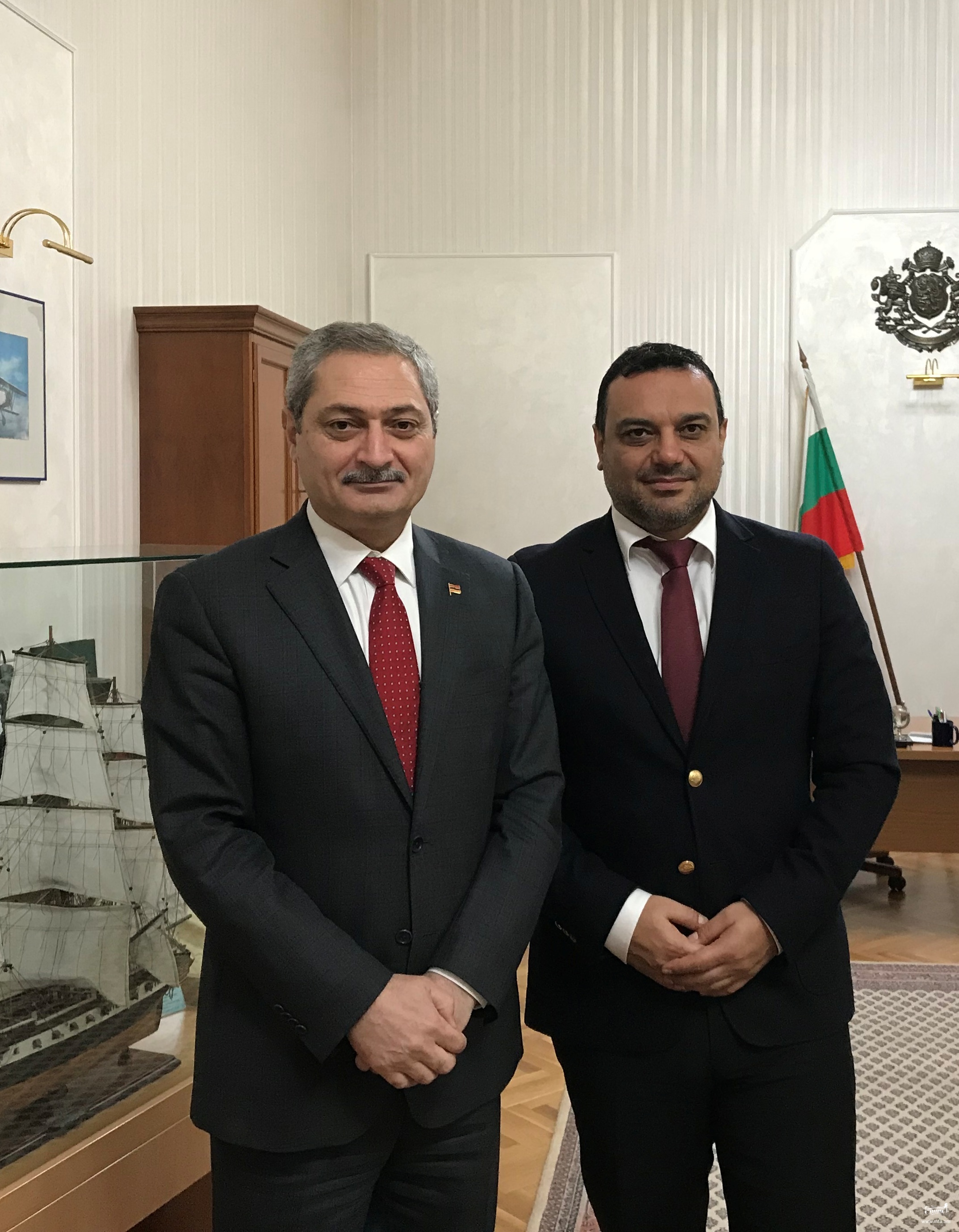 Դեսպան Սարգսյանի հանդիպումը Բուլղարիայի տրանսպորտի, տեղեկատվական տեխնոլոգիաների և կապի նախարարի հետ