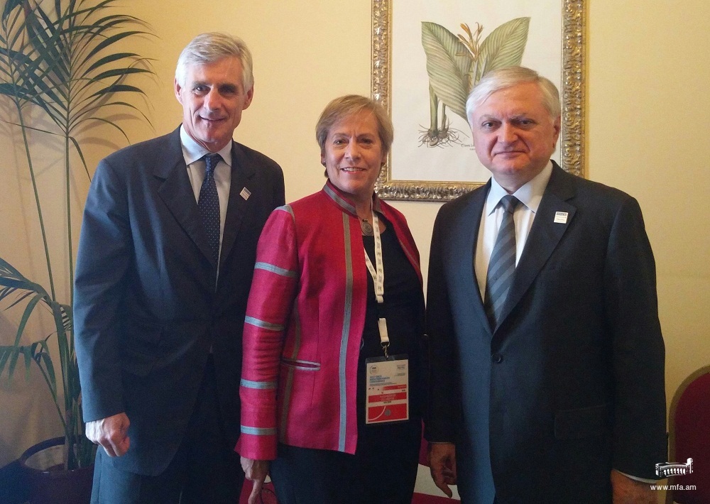 Armenian Foreign Minister met with the Secretary General of the Foreign Ministry of Austria, which chairs the OSCE, and the Director of ODIHR