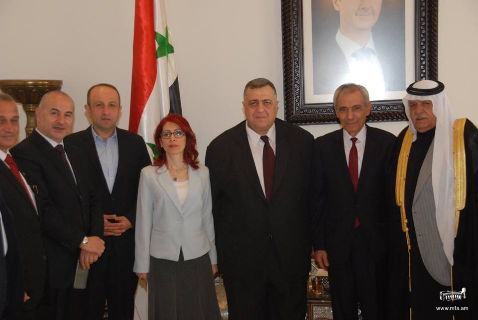 Դեսպան Փոլադյանի հանդիպումը Սիրիայի Ժողովրդական ժողովի նախագահի հետ