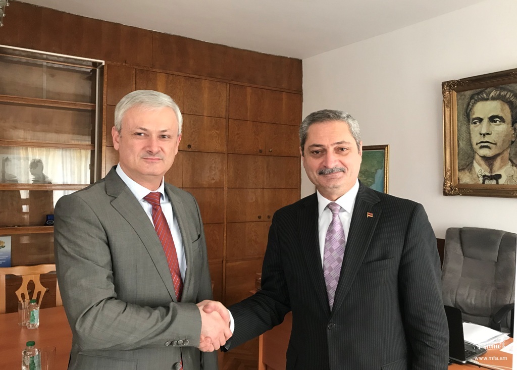 Դեսպան Սարգսյանի հանդիպումը Բուլղարիայի ներքին գործերի փոխնախարարի հետ