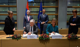 Ստորագրվեց Հայաստան - Եվրամիություն  Համապարփակ և ընդլայնված գործընկերության համաձայնագիրը