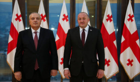 Դեսպան Սադոյանն իր հավատարմագրերը հանձնեց Վրաստանի նախագահին