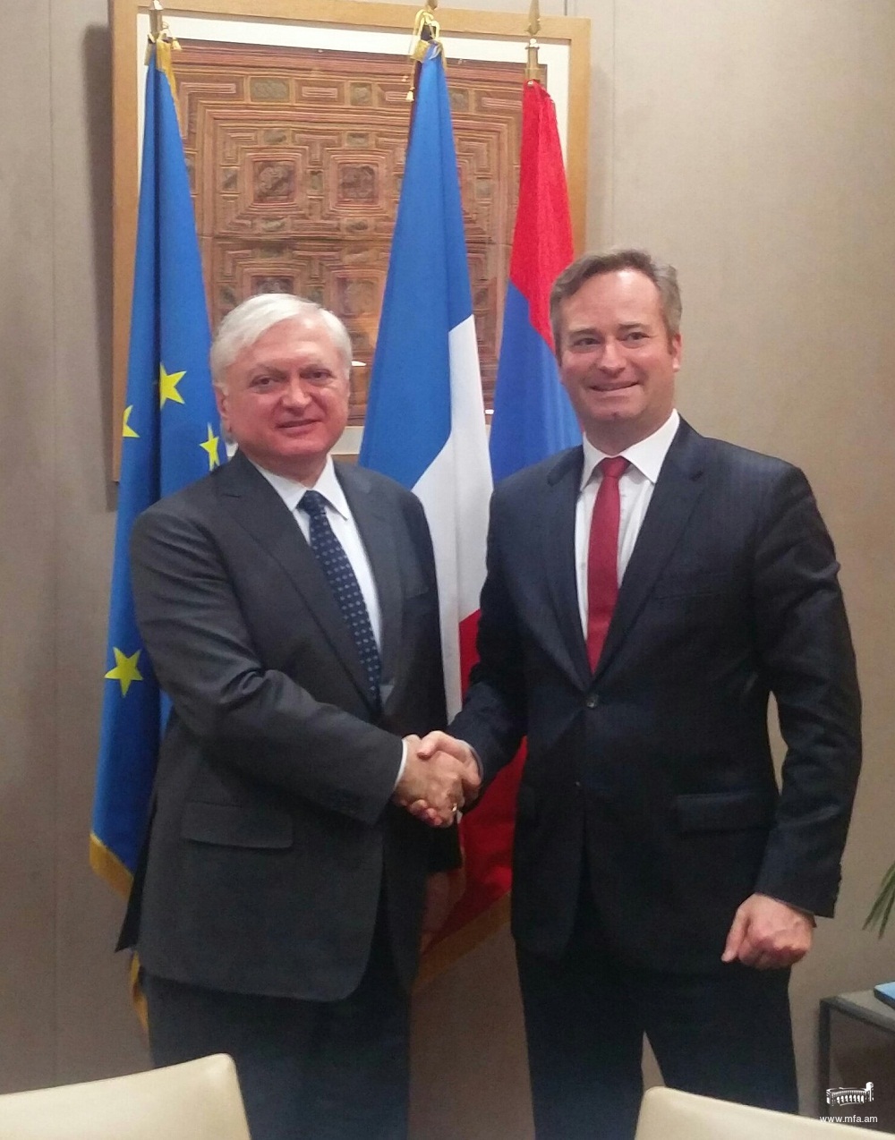 Foreign Minister of Armenia met with Minister of State of the Ministry of Foreign Affairs of France