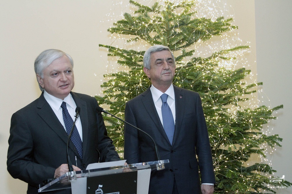 Welcoming remarks by Minister Nalbandian at the Christmas and New Year reception at the Ministry of Foreign Affairs of Armenia