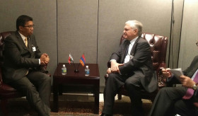 Հայաստանի արտգործնախարարի և Մադագասկարի ԱԳ նախարարի հեռախոսազրույցը