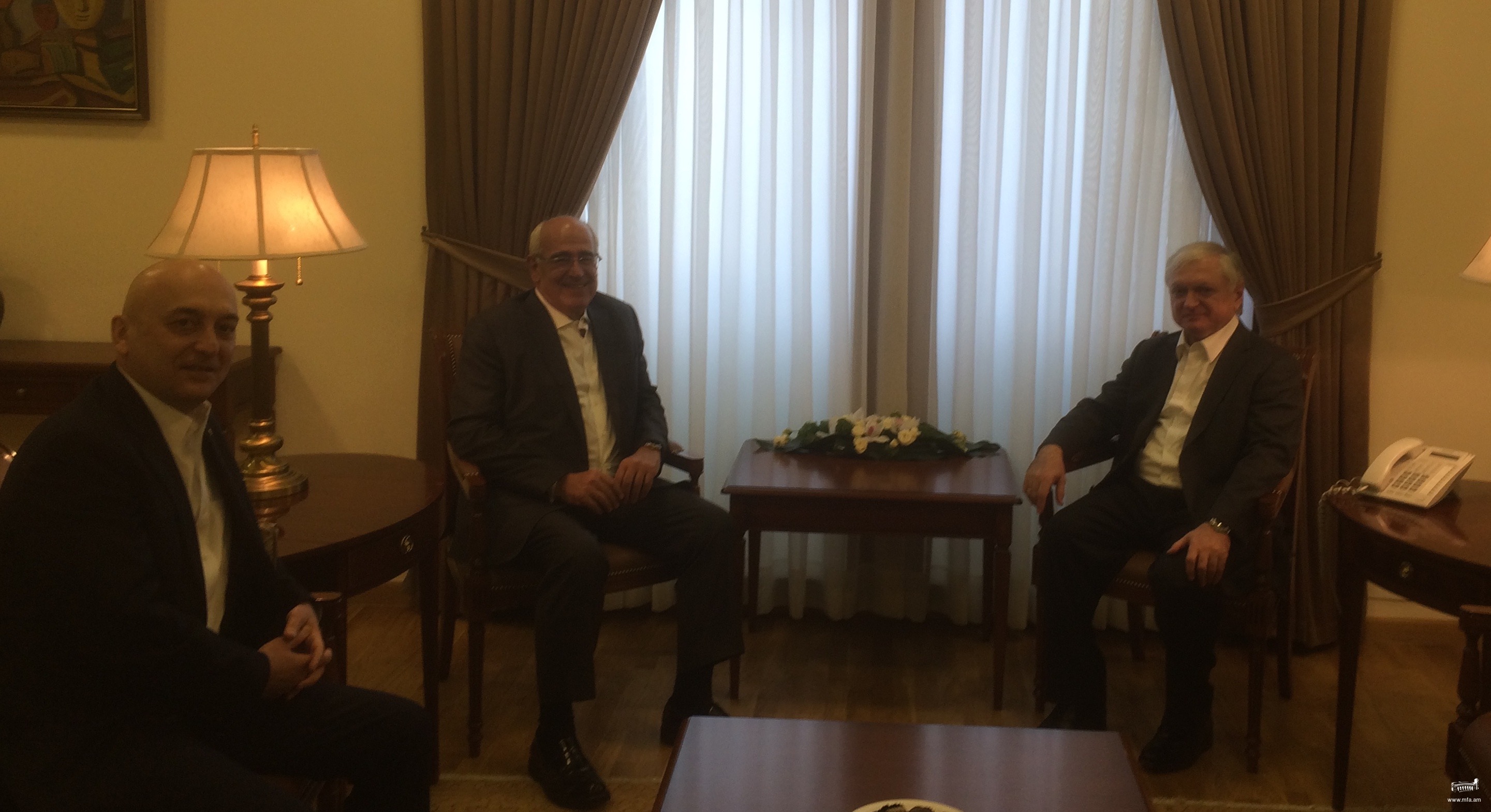 Foreign Minister of Armenia received the President of Armenian General Benevolent Union