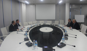 Meeting of Ambassador Sadoyan with Deputy Prime Minister, Minister of Economy and Sustainable Development Dimitry Kumsishvili