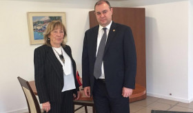 Դեսպան Չարչօղլյանի և Հունաստանի խորհրդարանի Հունաստան-Հայաստան միջխորհրդարանական բարեկամության խմբի նախագահի հանդիպմումը