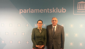 Դեսպան Կիրակոսյանի հանդիպումը Ավստրիա-Հայաստան բարեկամության խմբի ղեկավարի հետ