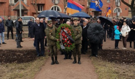 Commémoration du 103e anniversaire du Génocide arménien à Saint-Pétersbourg