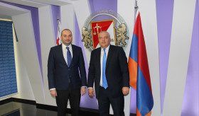Դեսպան Սադոյանի հանդիպումը Վրաստանի ֆինանսների նախարար Մամուկա Բախտաձեի հետ