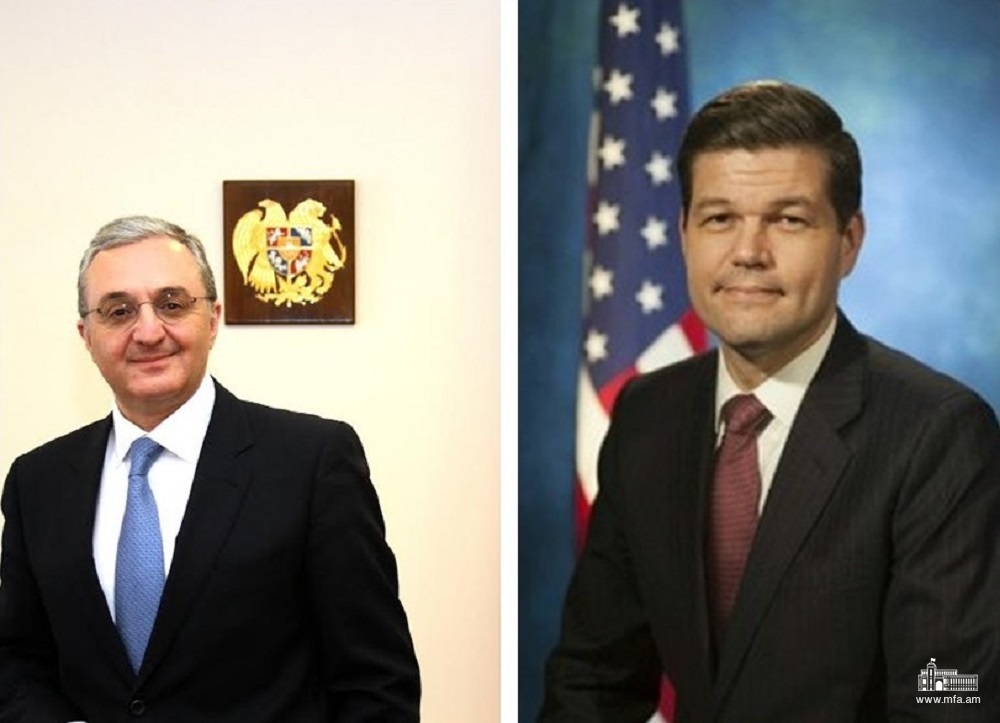 Phone conversation of Foreign Minister Zohrab Mnatsakanyan with US Assistant Secretary of State Wess Mitchell