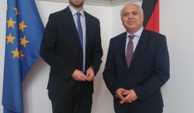 Դեսպան Սմբատյանի և ԳԴՀ կառավարության Արևելյան գործընկերության երկրների, Ռուսաստանի և Կենտրոնական Ասիայի հարցերով համակարգող Դիրկ Վիզեի հանդիպումը