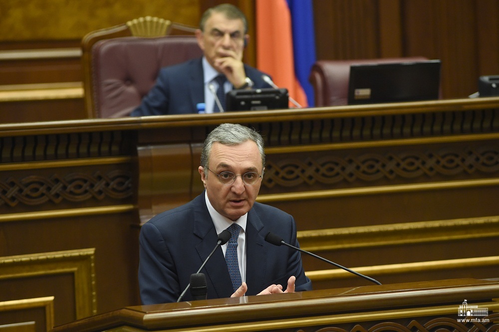 The answers of Minister of Foreign Affairs Zohrab Mnatsakanyan during the Q&A session with the Government in the National Assembly