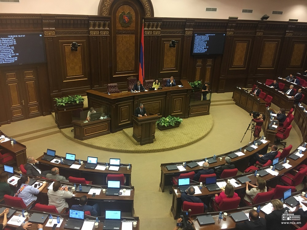 Answers of Minister of Foreign Affairs Zohrab Mnatsakanyan in the National Assembly during the Q&A session with the Government