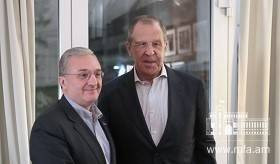 Rencontre entre les ministres des Affaires étrangères d’Arménie et de Russie