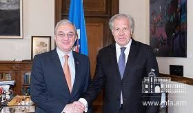 The meeting of Zohrab Mnatsakanyan with Luis Almagro