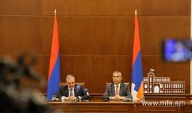 Foreign Minister Zohrab Mnatsakanyan’s briefing with journalists on the result of the meeting with Masis Mayilyan, the Minister of Foreign Affairs of Artsakh