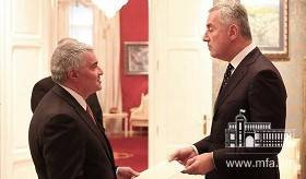 Դեսպան Հովակիմյանն իր հավատարմագրերը հանձնեց Չեռնոգորիայի նախագահին