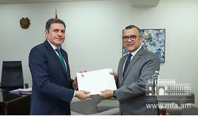 Վենեսուելայի նորանշանակ դեսպանն իր հավատարմագրերի պատճենն է հանձնել ՀՀ ԱԳ նախարարի տեղակալին