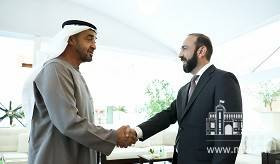 The President of the UAE received the Minister of Foreign Affairs of Armenia Ararat Mirzoyan