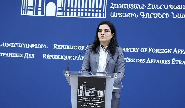 Ответ пресс-секретаря МИД Анны Нагдалян по поводу трехсторонних встреч в Стамбуле