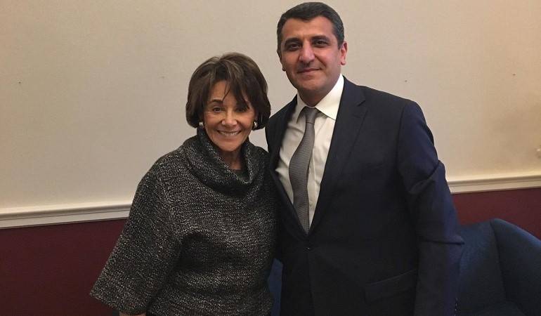 Ambassador of Armenia to the United States Varuzhan Nersesyan met with Congresswoman Anna Eshoo