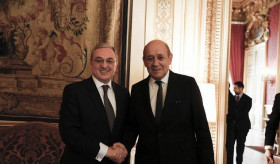 Zohrab Mnatsakanyan's meeting with Jean-Yves Le Drian