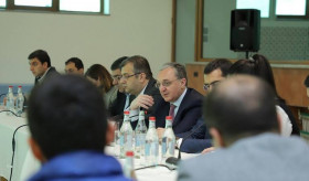 Zohrab Mnatsakanyan and Hakob Arshakyan met with the representatives of around 60 Armenian tech companies