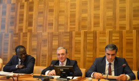 Foreign Minister Zohrab Mnatsakanyan participated in the event entitled "Armenia. One Year of Democratic Transition"