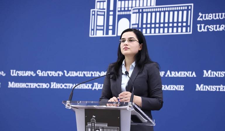 Ответ пресс-секретаря МИД Армении Анны Нагдалян на вопрос информационного агентства «News.am»