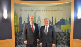 The meeting of Zohrab Mnatsakanyan with Philip Reeker, the U.S. Acting Assistant Secretary for European and Eurasian Affairs