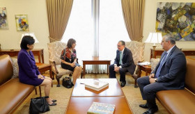 Meeting of Foreign Minister Zohrab Mnatsakanyan with Jackie Speier and Judy Chu, the US Congress members