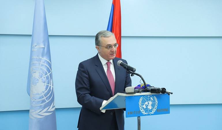 ԱԳ նախարար Զոհրաբ Մնացականյանի ելույթը  ՄԱԿ-ի Ցեղասպանության զոհերի հիշատակի օրվան նվիրված միջոցառման շրջանակներում