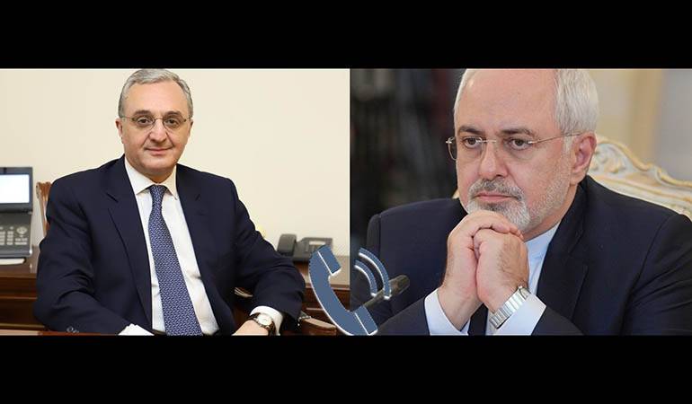 Phone conversation between the Foreign Ministers of Armenia and Iran