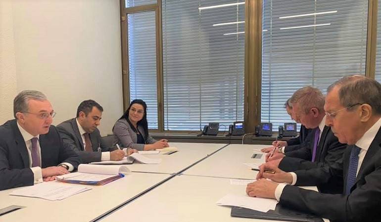Встреча глав МИД РА и РФ