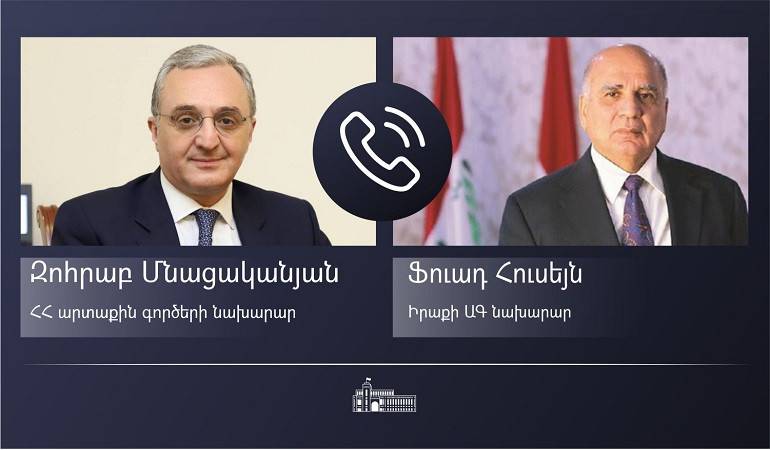 Phone conversation of Foreign Ministers of Armenia And Iraq